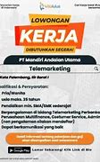 Info Loker Palembang Dalam 3 Hari Terakhir